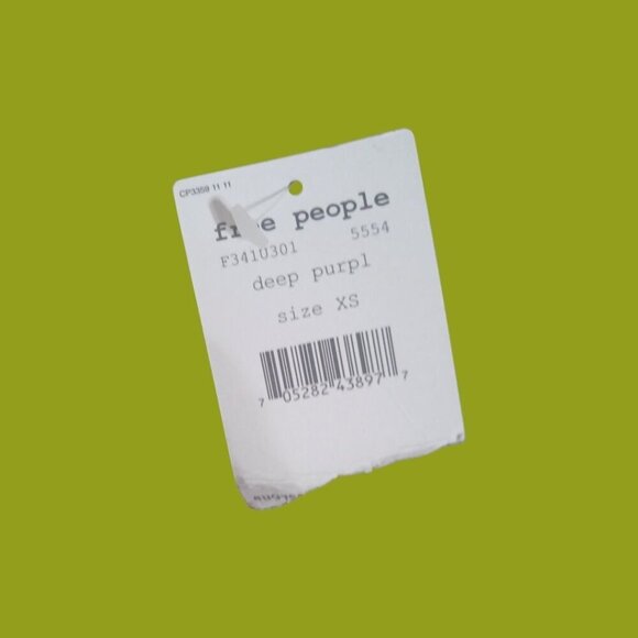 Free People Deep Purple Sheer Lace Sleeveless Top Size XSmall - Picture 8 of 16